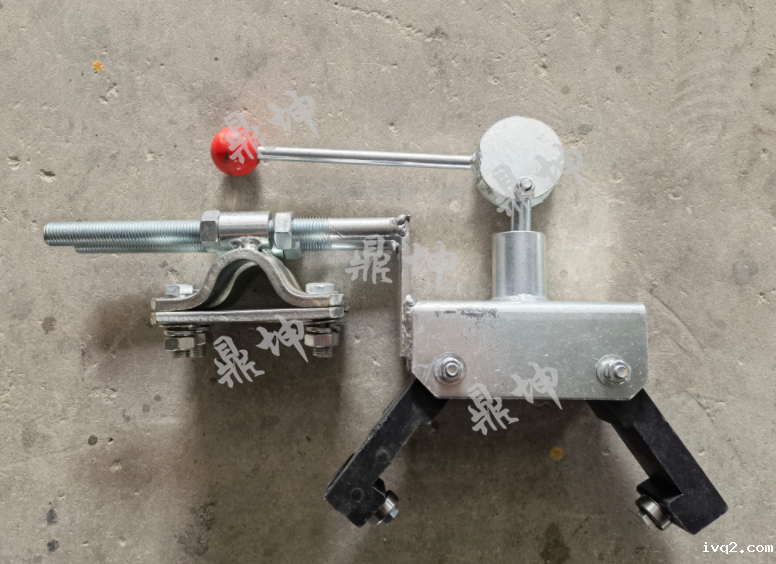 铁路接触网梯车防倾器双把式抓轨器